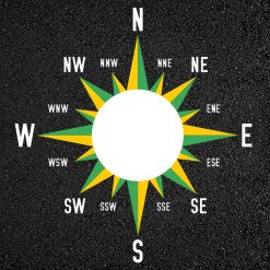 140-  16 Point Compass
