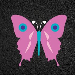 180-Pink Butterfly