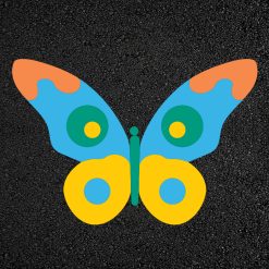 181-Coloured Butterfly